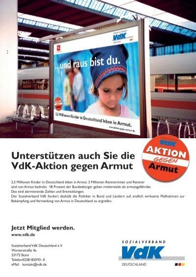 Flyer Aktion Gegen Armut