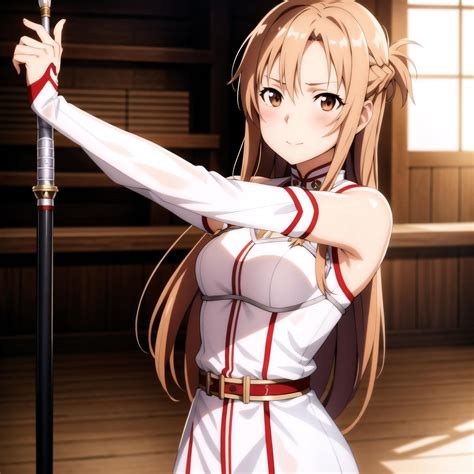 AI Art LoRA Model Asuna Yuuki Sword Art Online Sao PixAI