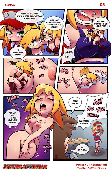 Comic Seeking Attention Page 05 By Theotherhalf Hentai Foundry