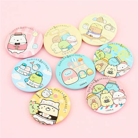 Search Results For Sumikko Gurashi Traveling Around The World Badge