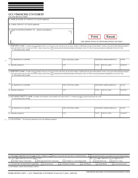 Form Ucc1 Fill Out Sign Online And Download Fillable Pdf