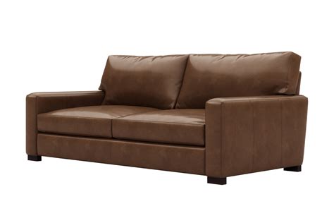 Valencia Luton Leather Sofa Loveseat Lipari Chocolate