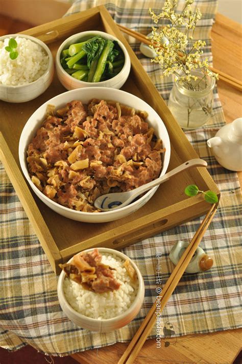 梅菜蒸肉餅【廣東小菜經典】steamed Minced Pork With Preserved Vegetable 肥丁手工坊