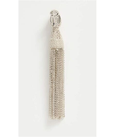 Oscar De La Renta Oscar De La Renta Classic Chain Tassel