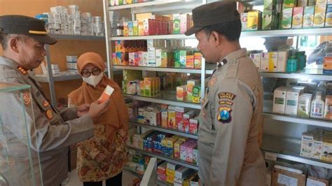 Polisi Di Sampang Mulai Menyasar Apotek Dan Toko Yang Mengedarkan Obat