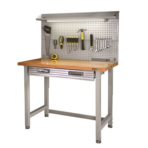 Seville Classics Ultrahd Commercial Heavy Duty Workcenter With Pegboard Workbenches Pikhome