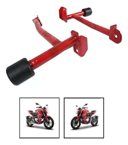 Deslizador Slider Rojo Mate Punta Aluminio Vort X 300 Rmb