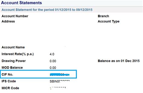 How To Find Cif Number In Sbi Bank Passbook Salazar Linut1989