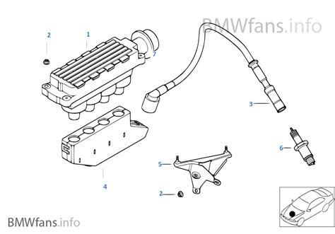 Ignition Coilspark Plug Bmw 3 E46 316i 19 M43 Europe