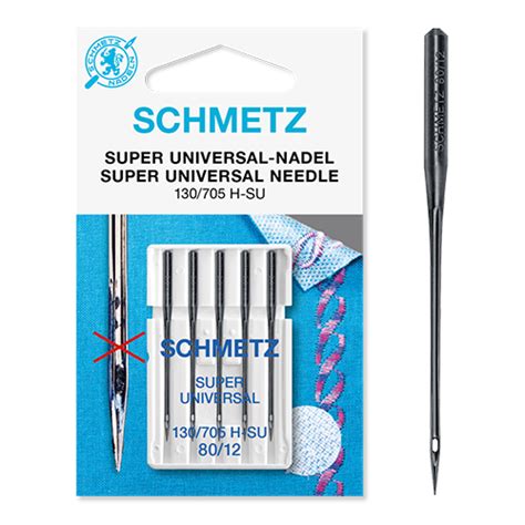 Schmetz Regular Household Sewing Machine Needles Super Universal