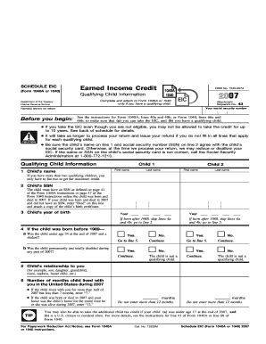 Eic Schedule Form Fill Out And Sign Printable PDF Template AirSlate