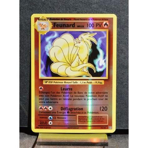 Carte Pokémon 15 108 Feunard Niv 32 100 PV HOLO REVERSE XY