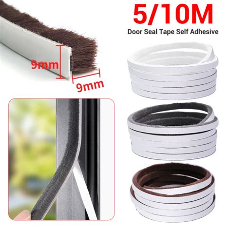 M M Self Adhesive Soundproofing Sealing Strip Sound Proof Door Seal