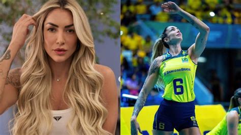 Thaisa do vôlei impressiona pela aparência e web compara antes e