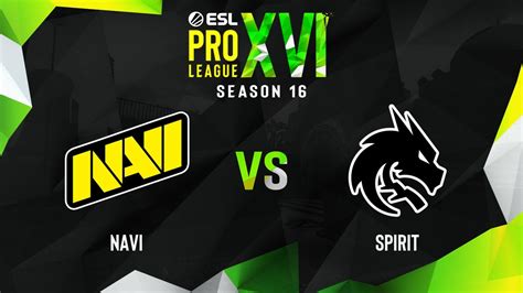 NaVi Vs Spirit Map 2 Dust2 ESL Pro League Season 16 Group A YouTube