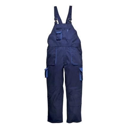 Portwest Tx Narl Texo Contrast Lined Navy Blue Bib And Brace