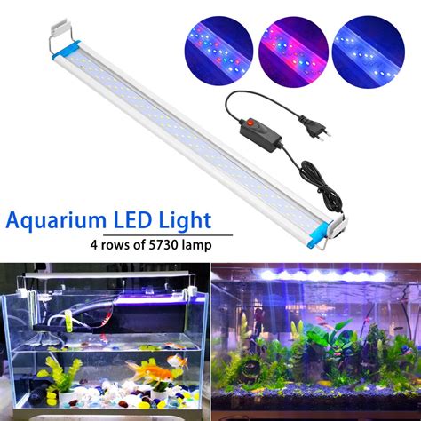 Super Slim Led Aquarium Ledlight Rgb Aquatic Plant Light 18 58cm