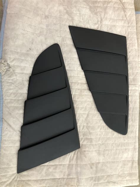 Michigan Cervinis 2015 2022 Mustang Quarter Window Louvers Part