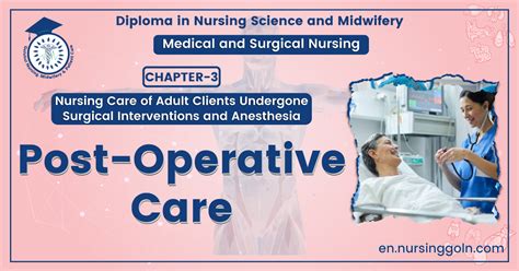 Post Operative Care Chapter 3 Medical And Surgical Nursing