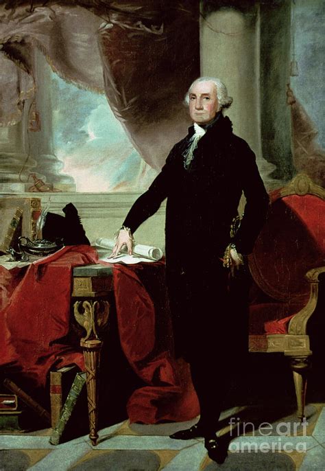 George Washington Painting By Gilbert Stuart