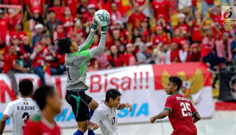 Photo Taklukkan Myanmar Timnas U Indonesia Bawa Pulang Perungggu