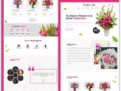 Flower Shop Website designs, themes, templates and downloadable graphic ...