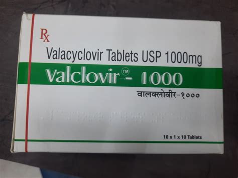 Valcivir Valacyclovir Mg Tablet At Rs Strip Of Tablets In