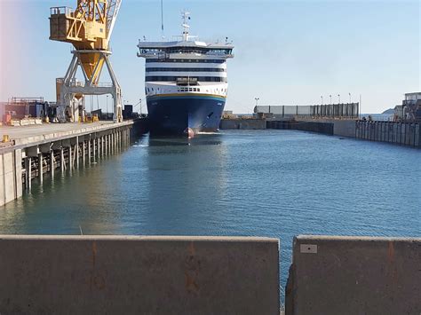 The Atlantic Vision Ferry At The Shipyard In Les MÉchins Groupe Océan