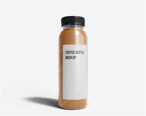 Premium Psd Coffee Bottle Mockup