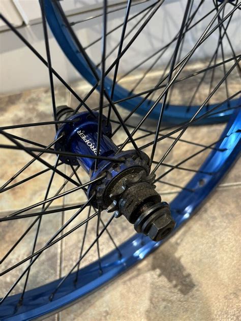 Proper Bmx Wheelset Blue Lhd Bike Wethepeople Bsd Sunday Odyssey Salt