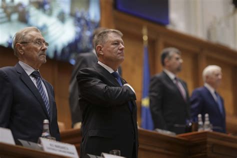 Live Edin Solemn N Parlament Klaus Iohannis Depune Jur M Ntul