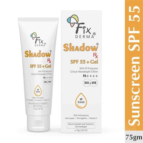 Buy Fixderma Shadow Rx Sunscreen Spf Gel For Oily Skin Acne Prone