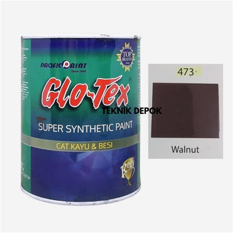 Jual Cat Kayu Besi Glotex Walnut Kg Super Synthetic Paint Gloss