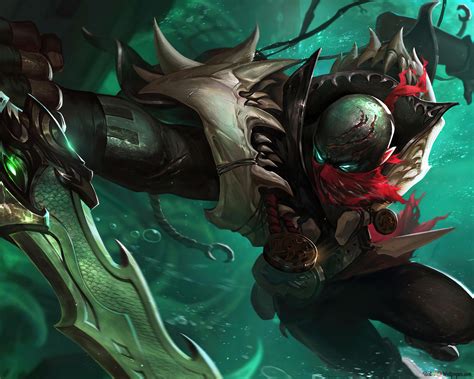 The Bloodharbor Ripper Pyke League Of Legends Lol K Wallpaper