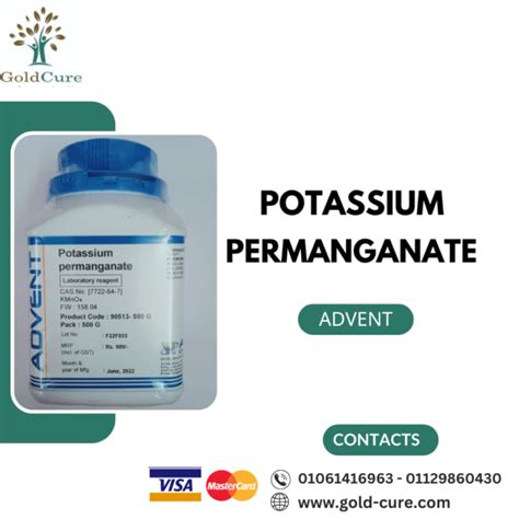 Potassium Permanganate Advent 500g Gold