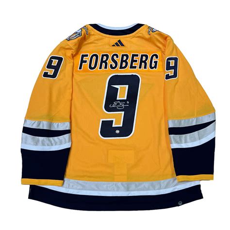 Filip Forsberg Autographed Nashville Predators Adidas Reverse Retro