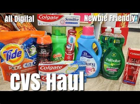 CVS Couponing Haul All Digitals Used And Newbie Friendly YouTube