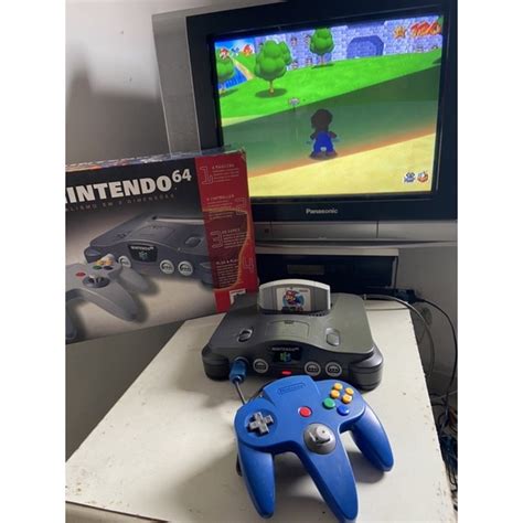 Nintendo 64 Com Super Mario Shopee Brasil