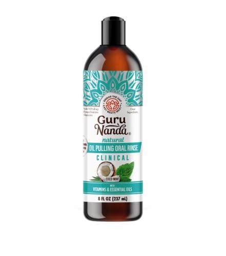 Guru Nanda® Natural Oil Pulling Coco Mint Oral Rinse 8 Fl Oz King