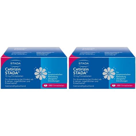 Cetirizin STADA 10 Mg Filmtabletten Bei Allergien 2x100 St Shop Apotheke