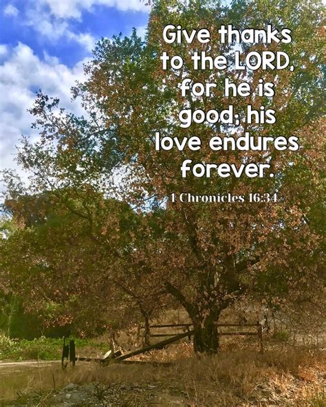 Give Thanks To The Lord For He Is Good His Love Endures Forever 💗💗