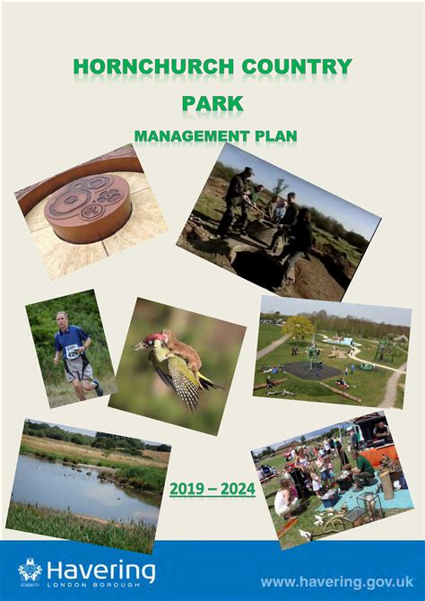 Hornchurch Country Park Management Plan 2019 2024 By Havering Council