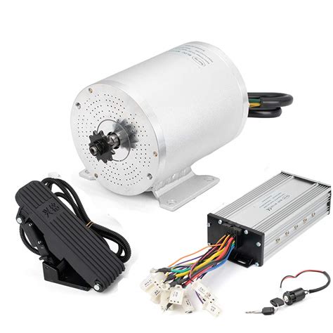 Electric Motor 48v 2000w High Speed Hub Motor With 33a Brushless Controller And Pedal