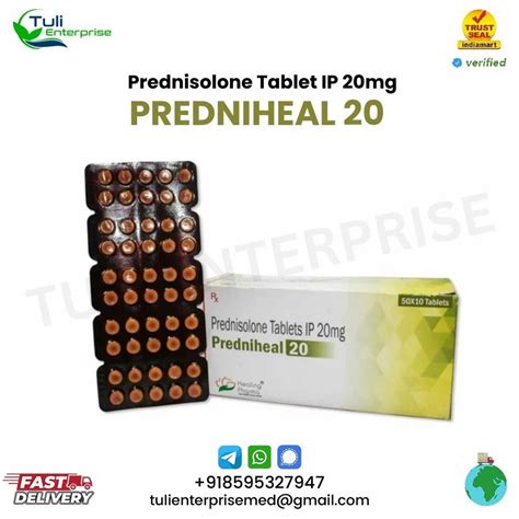 Predniheal 20 Mg Prednisolone Tablet At Rs 350 Stripe In New Delhi