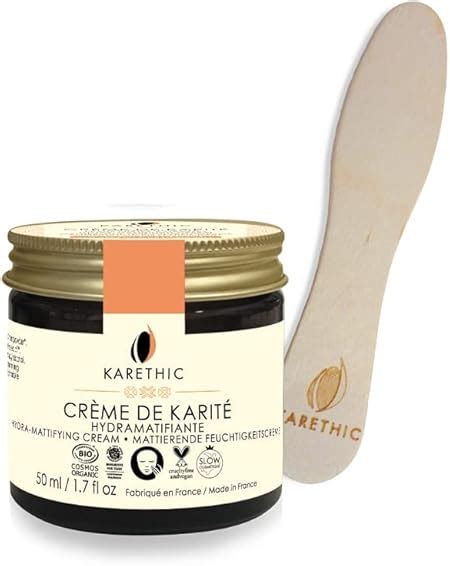 Crème hydra matifiante bio au karité Peaux mixtes et grasses 50ml