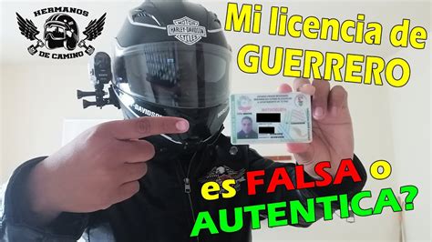 Como Saber Si Mi Licencia De Guerrero Es F Ls O Autentica Youtube