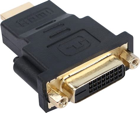 deleyCON Câble Adaptateur HDMI vers DVI HDMI Mâle vers DVI Femelle 24