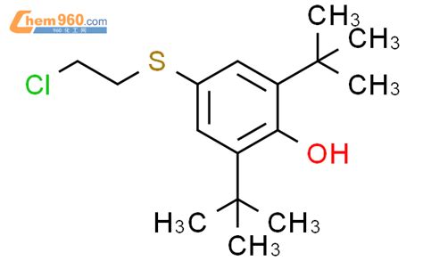 55352 39 1 PHENOL 4 2 CHLOROETHYL THIO 2 6 BIS 1 1 DIMETHYLETHYL