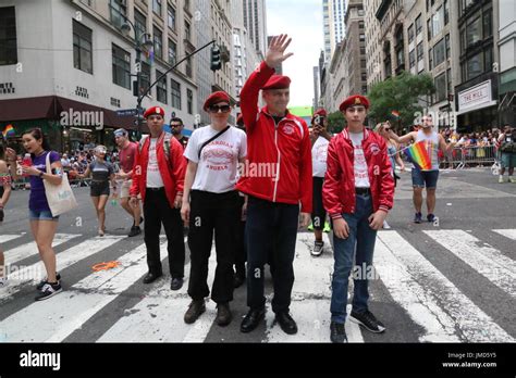 New York City Gay Pride March In New York City Featuring Curtis