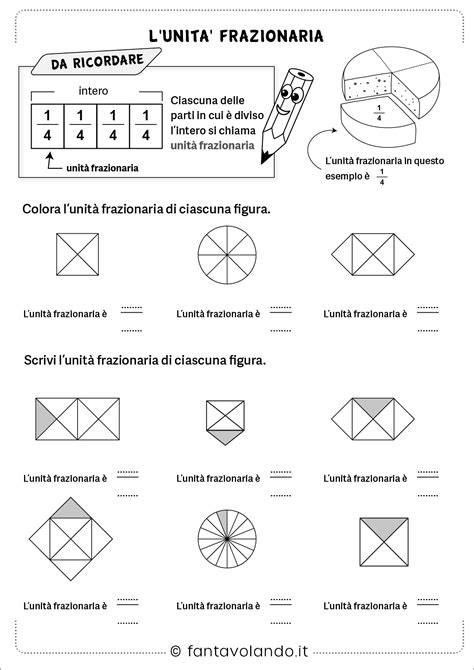 Schede Di Matematica Le Frazioni Fantavolando